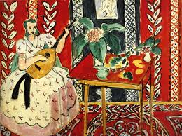 HENRI MATISSE: ‘The Lute’; oil painting, 1943 HENRI MATISSE: ‘The Lute’; oil painting, 1943