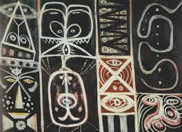 Adolph Gottlieb: 'Vigil', oil painting on canvas, 1948 Adolph Gottlieb 'Vigil', oil painting on canvas, 1948