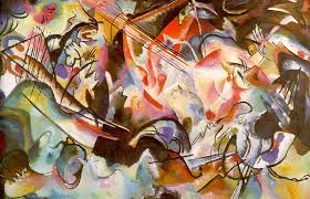 Kandinsky: 'Composition VII', Wassily Kandinsky, oil painting on canvas, 1913 Kandinsky: 'Composition VII', Wassily Kandinsky, oil painting on canvas, 1913