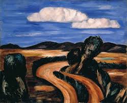 'Landscape New Mexico', oil painting on canvas by Marsden Hartley, 1923 'Landscape New Mexico', oil painting by Marsden Hartley, 1923