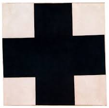 K. MALEVICH: ‘Black Cross’; painting, c. 1923 KAZIMIR MALEVICH: ‘Black Cross’; oil painting, c. 1923