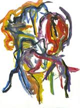 acrylic painting on canvas, 2009, artist: Fons Heijnsbroek