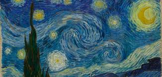 Vincent van Gogh: 'Starry Night', oil painting on canvas, 1889 Vincent van Gogh: 'Starry Night', oil painting on canvas, 1889
