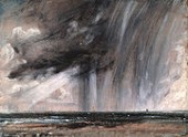 oil-painting sketch of Constable
