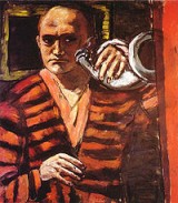 painting, self portrait Max Beckmann