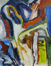 large acrylic painting on canvas for sale - Benfo