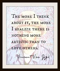 click for artist quotes of Vincent van Gogh